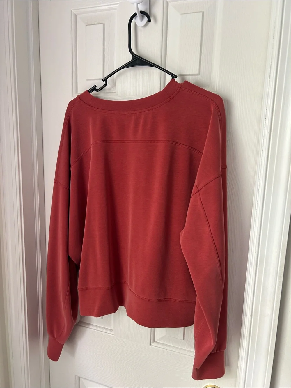 lululemon athletica faded coral crewneck top